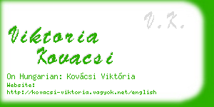 viktoria kovacsi business card