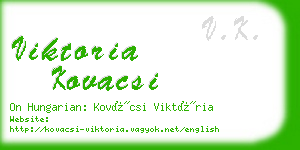 viktoria kovacsi business card